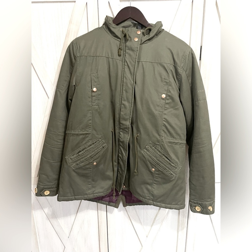 Adidas‎ Neo Selena Gomez Green Military Parka Jacket Size M
